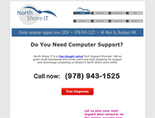 Tablet Screenshot of northshore-it.com